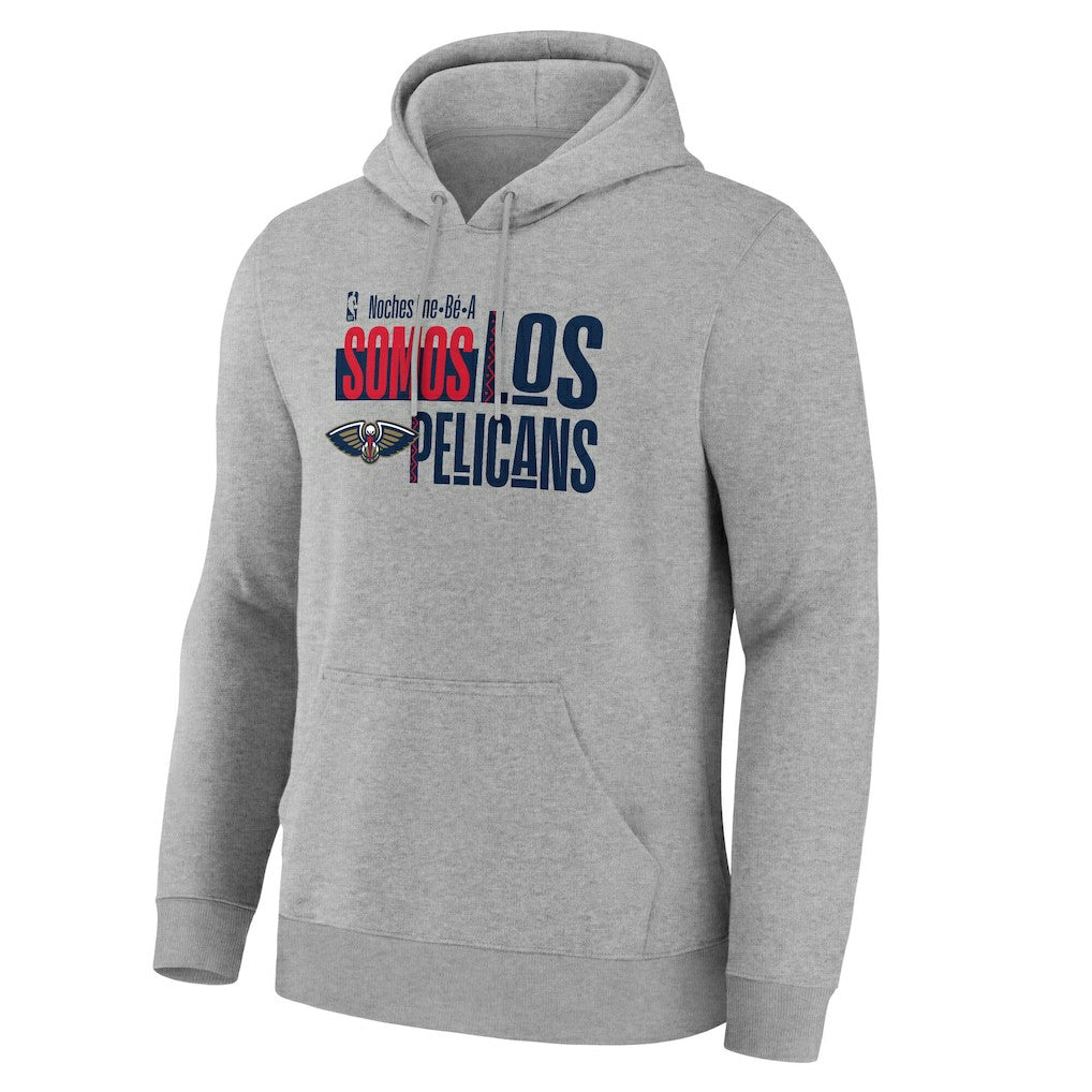 New Orleans Pelicans Noches Training Hoodie Gray - NBA