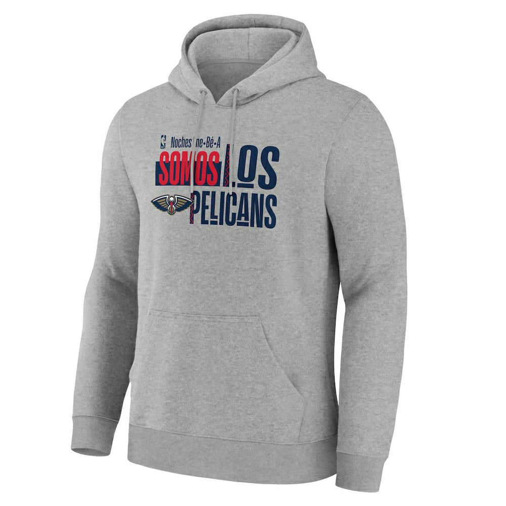 New Orleans Pelicans Noches Training Hoodie Gray - NBA