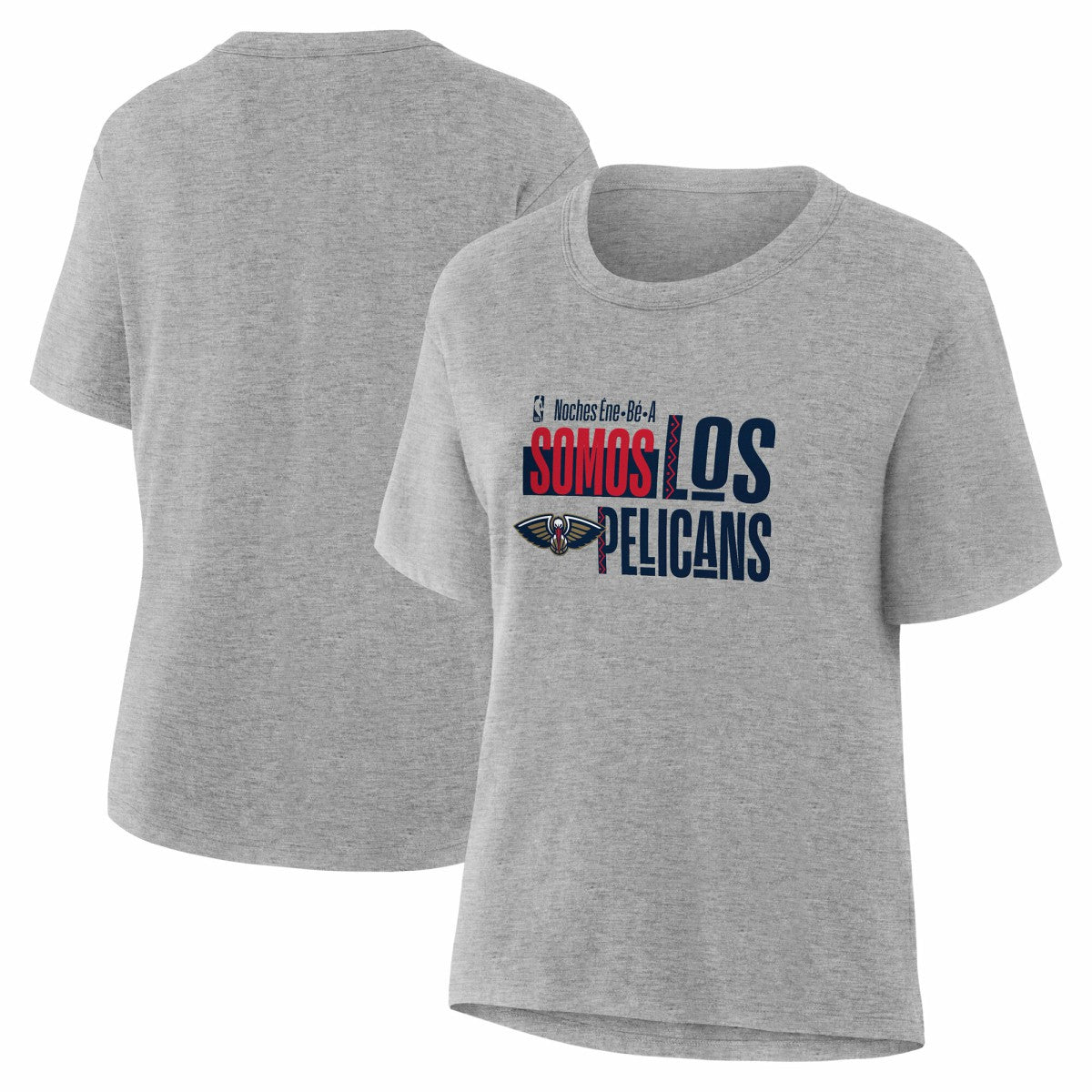New Orleans Pelicans Women's Noches Training T-Shirt Gray - NBA