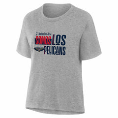New Orleans Pelicans Women's Noches Training T-Shirt Gray - NBA