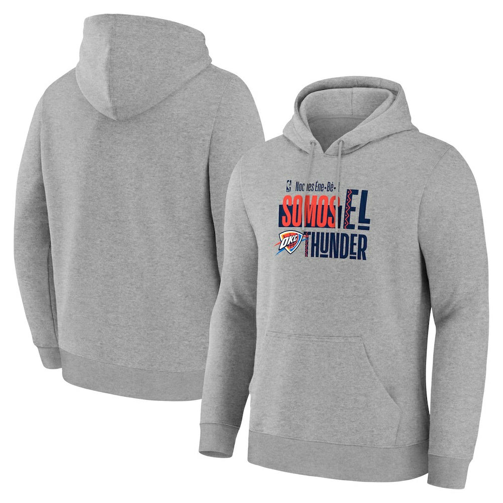 Oklahoma City Thunder Noches Training Hoodie Gray - NBA