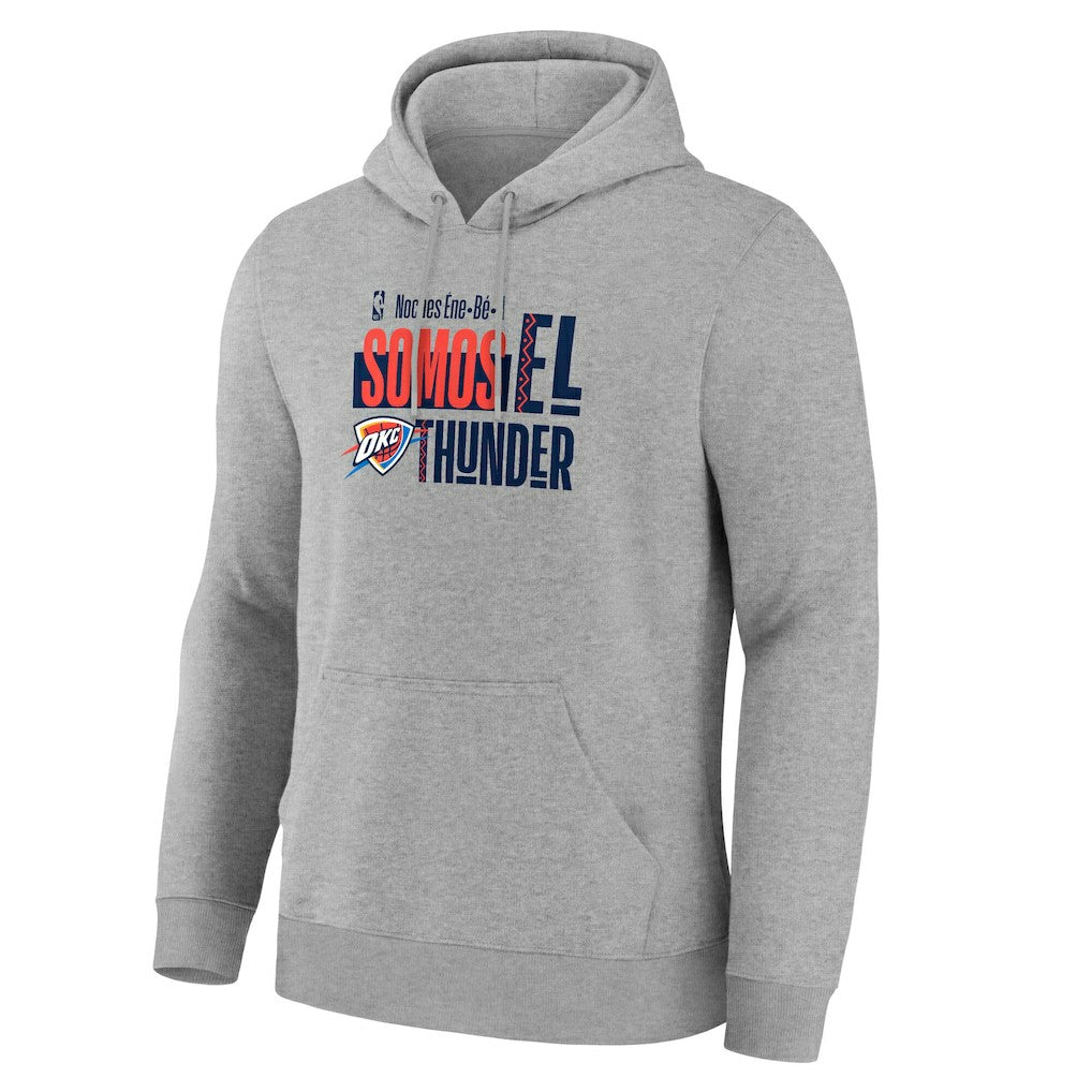 Oklahoma City Thunder Noches Training Hoodie Gray - NBA