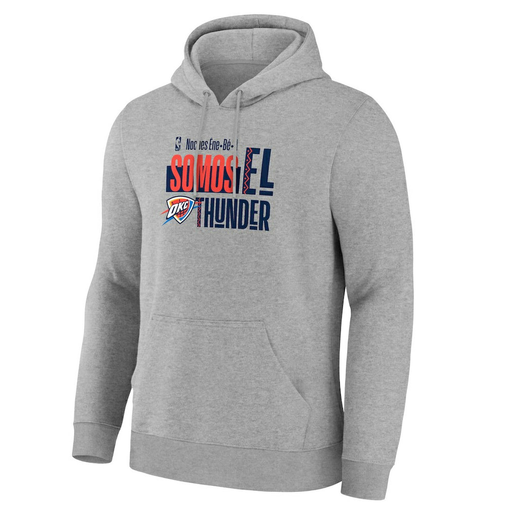 Oklahoma City Thunder Noches Training Hoodie Gray - NBA