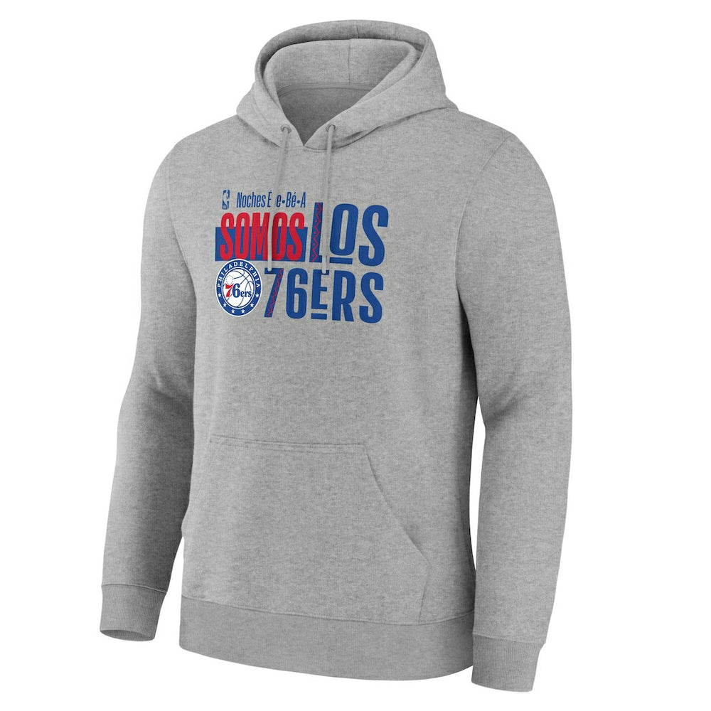 Philadelphia 76ers Noches Training Hoodie Gray - NBA