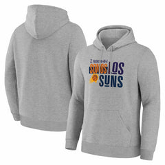 Phoenix Suns Noches Training Hoodie Gray - NBA