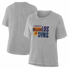 Phoenix Suns Women's Noches Training T-Shirt Gray - NBA