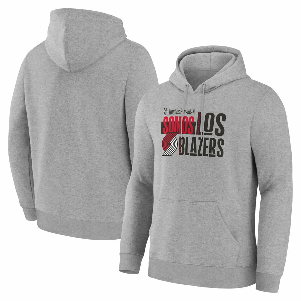 Portland Trail Blazers Noches Training Hoodie Gray - NBA