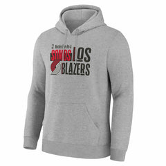 Portland Trail Blazers Noches Training Hoodie Gray - NBA