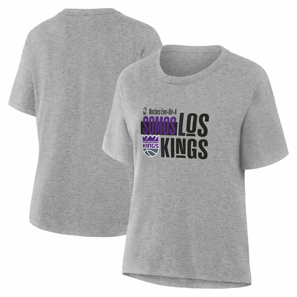 Sacramento Kings Women's Noches Training T-Shirt Gray - NBA