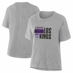 Sacramento Kings Women's Noches Training T-Shirt Gray - NBA