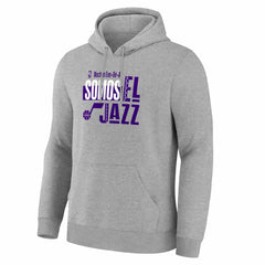 Utah Jazz Noches Training Hoodie Gray - NBA
