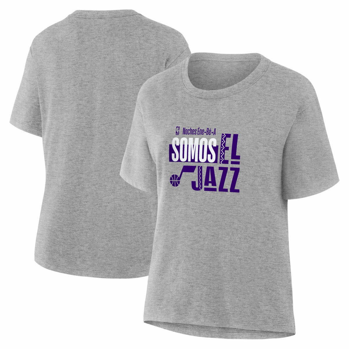 Utah Jazz Women's Noches Training T-Shirt Gray - NBA