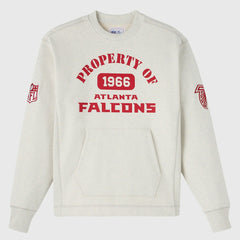 Atlanta Falcons OVO x NFL Unisex Fleece Sweatshirt Heather Gray | NFL