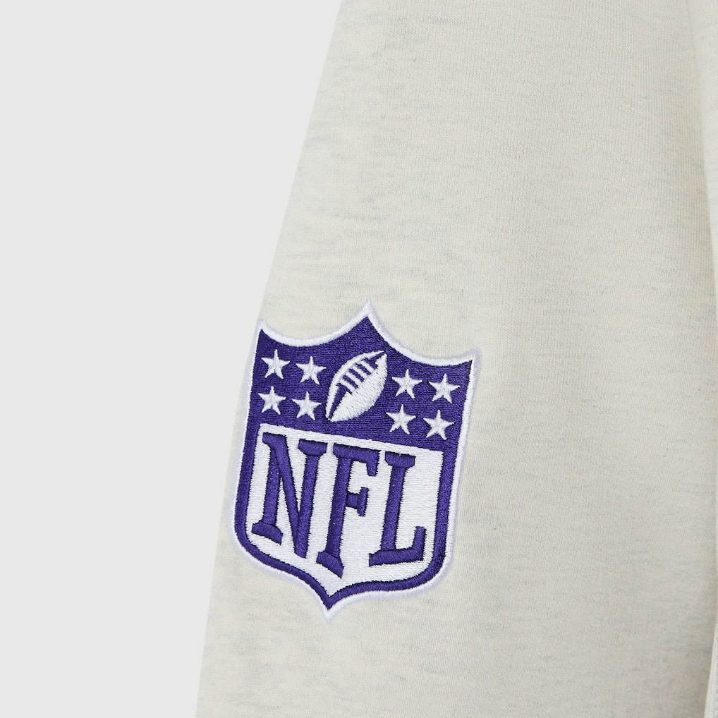 Baltimore Ravens OVO x NFL Unisex Fleece Sweatshirt Heather Gray | NFL