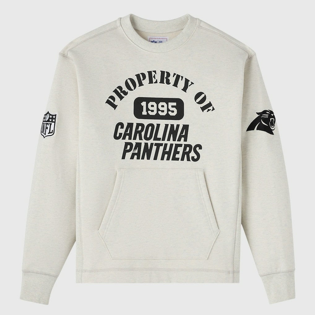 Carolina Panthers OVO x NFL Unisex Fleece Sweatshirt Heather Gray | NFL