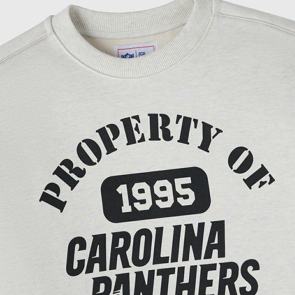 Carolina Panthers OVO x NFL Unisex Fleece Sweatshirt Heather Gray | NFL