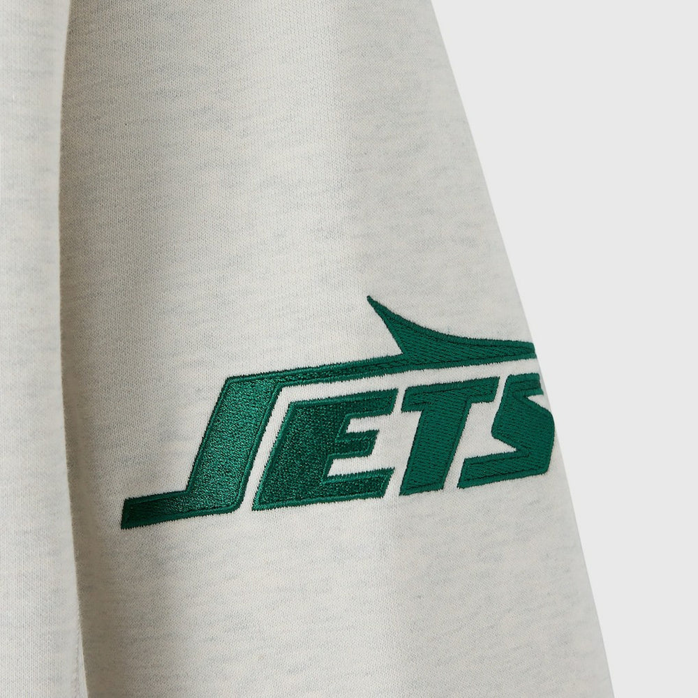 New York Jets OVO x NFL Unisex Fleece Sweatshirt Heather Gray | NFL