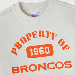 Denver Broncos OVO x NFL Unisex Fleece Sweatshirt Heather Gray | NFL