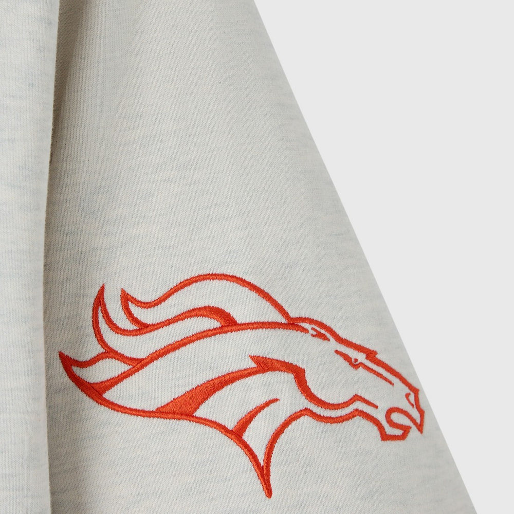 Denver Broncos OVO x NFL Unisex Fleece Sweatshirt Heather Gray | NFL