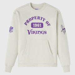 Minnesota Vikings OVO x NFL Unisex Fleece Sweatshirt Heather Gray | NFL