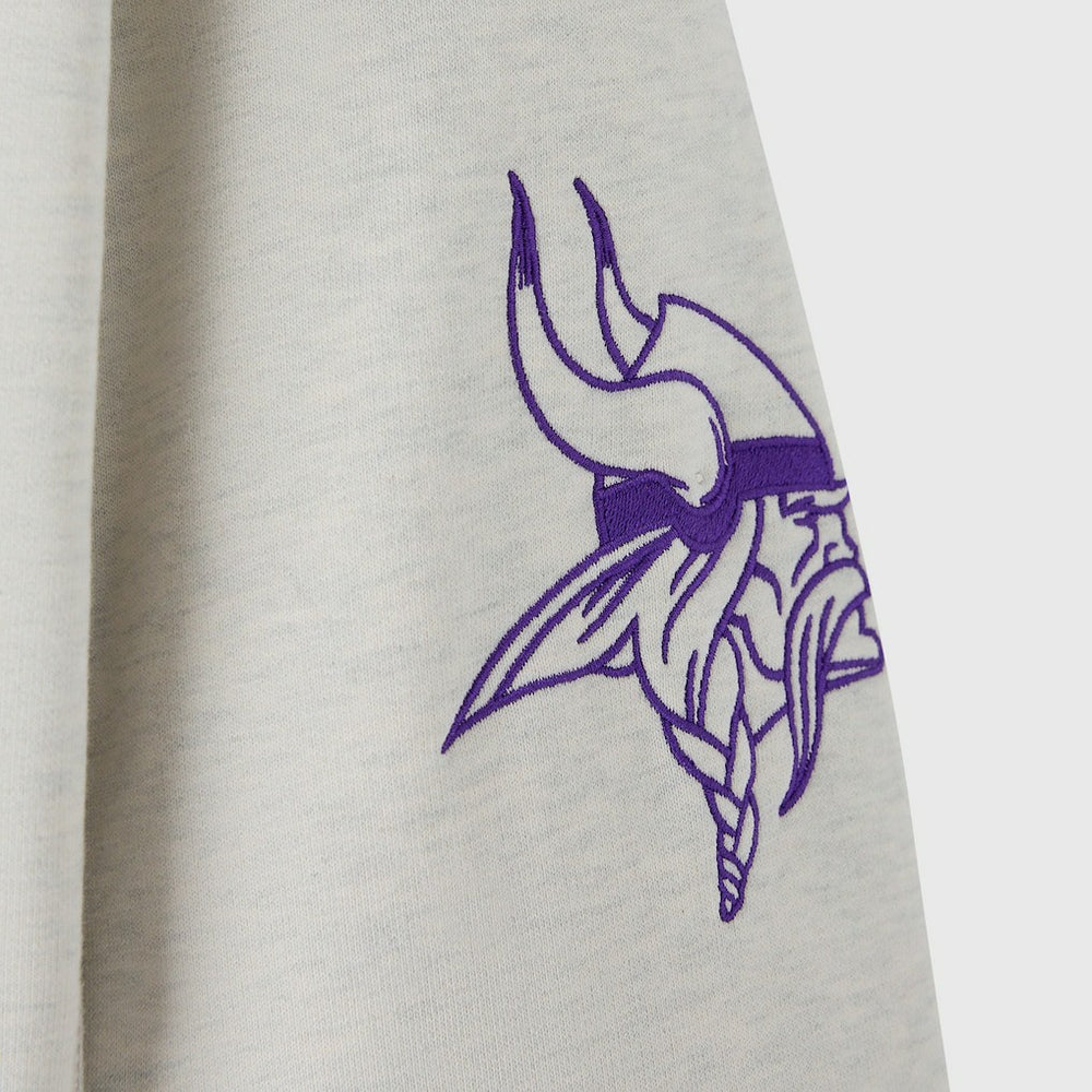 Minnesota Vikings OVO x NFL Unisex Fleece Sweatshirt Heather Gray | NFL