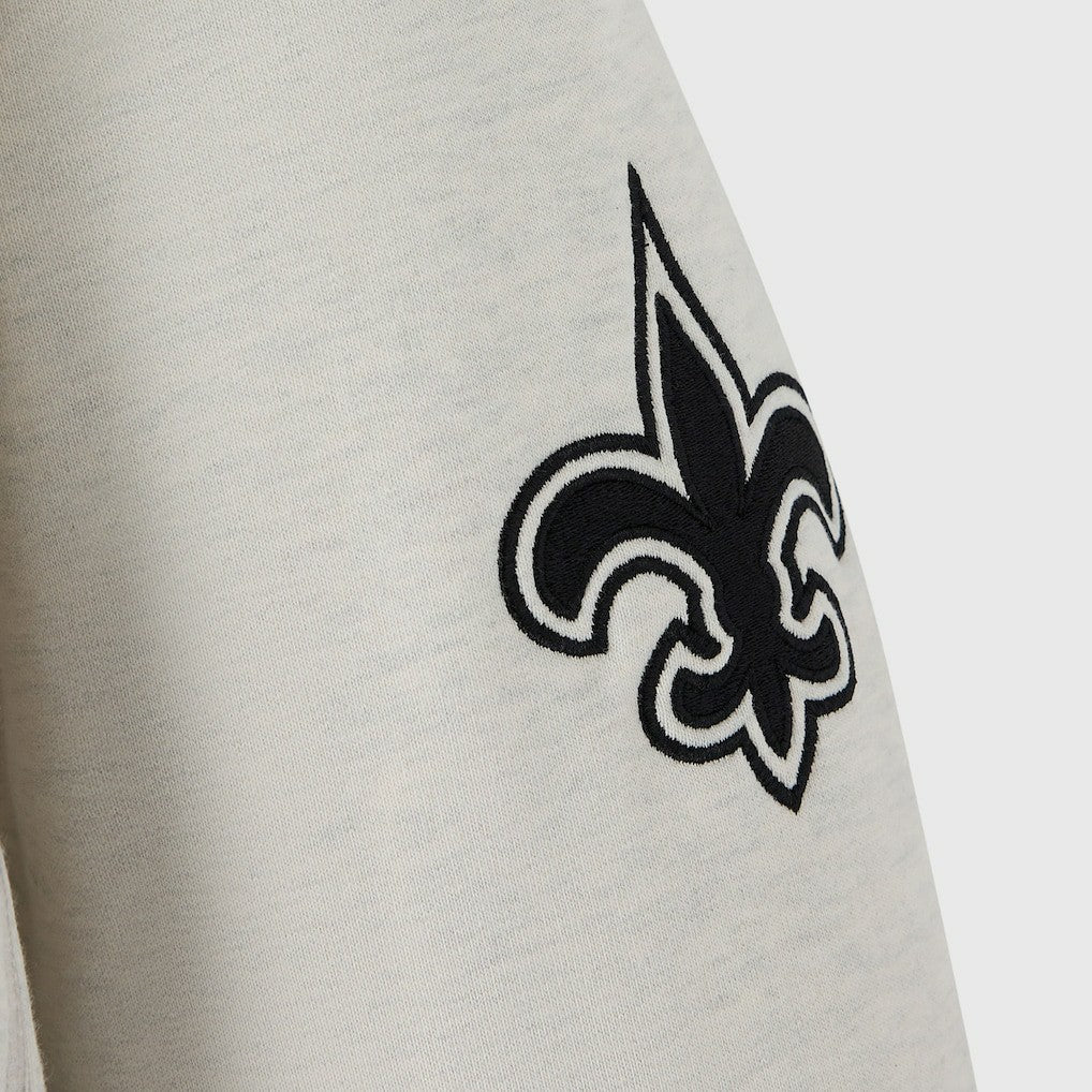 New Orleans Saints OVO x NFL Unisex Fleece Sweatshirt Heather Gray | NFL