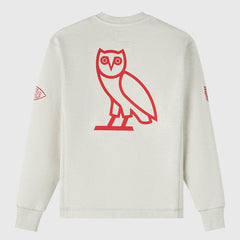 Kansas City Chiefs OVO x NFL Unisex Fleece Sweatshirt Heather Gray | NFL