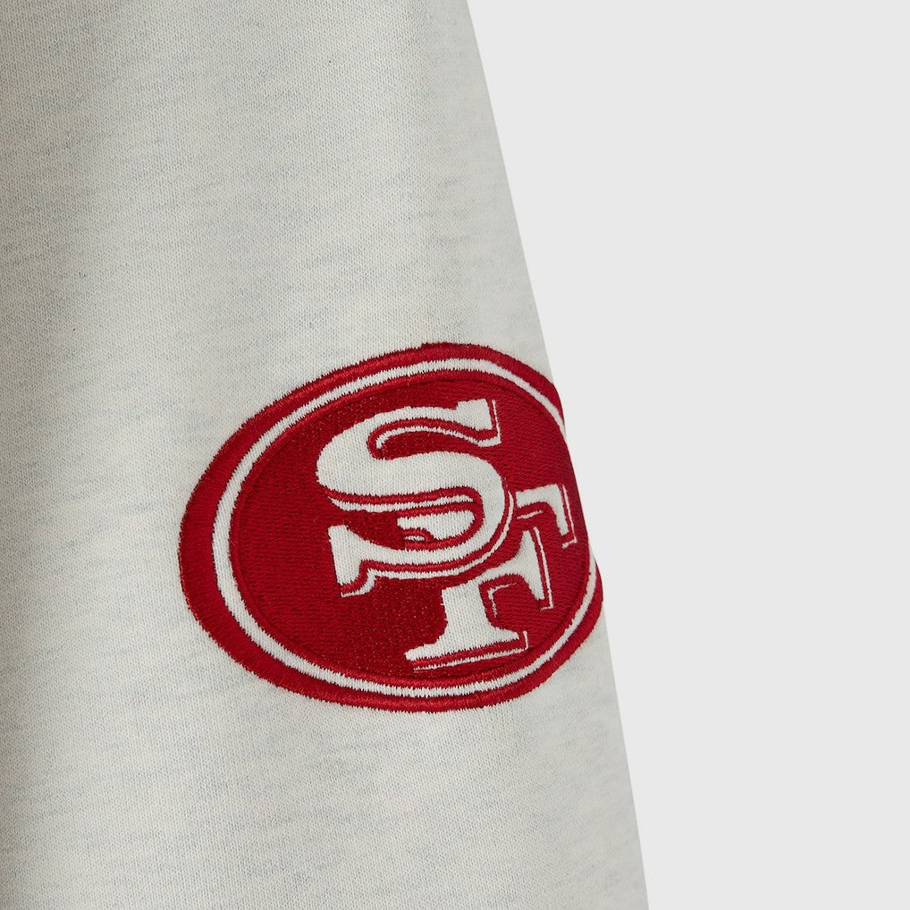 San Francisco 49ers OVO x NFL Unisex Fleece Sweatshirt Heather Gray | NFL