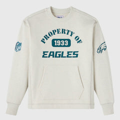 Philadelphia Eagles OVO x NFL Unisex Fleece Sweatshirt Heather Gray | NFL