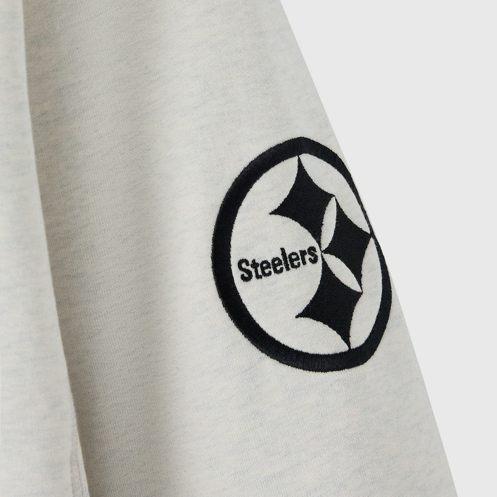 Pittsburgh Steelers OVO x NFL Unisex Fleece Sweatshirt Heather Gray | NFL
