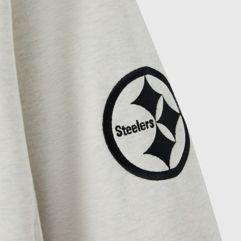 Pittsburgh Steelers OVO x NFL Unisex Fleece Sweatshirt Heather Gray | NFL