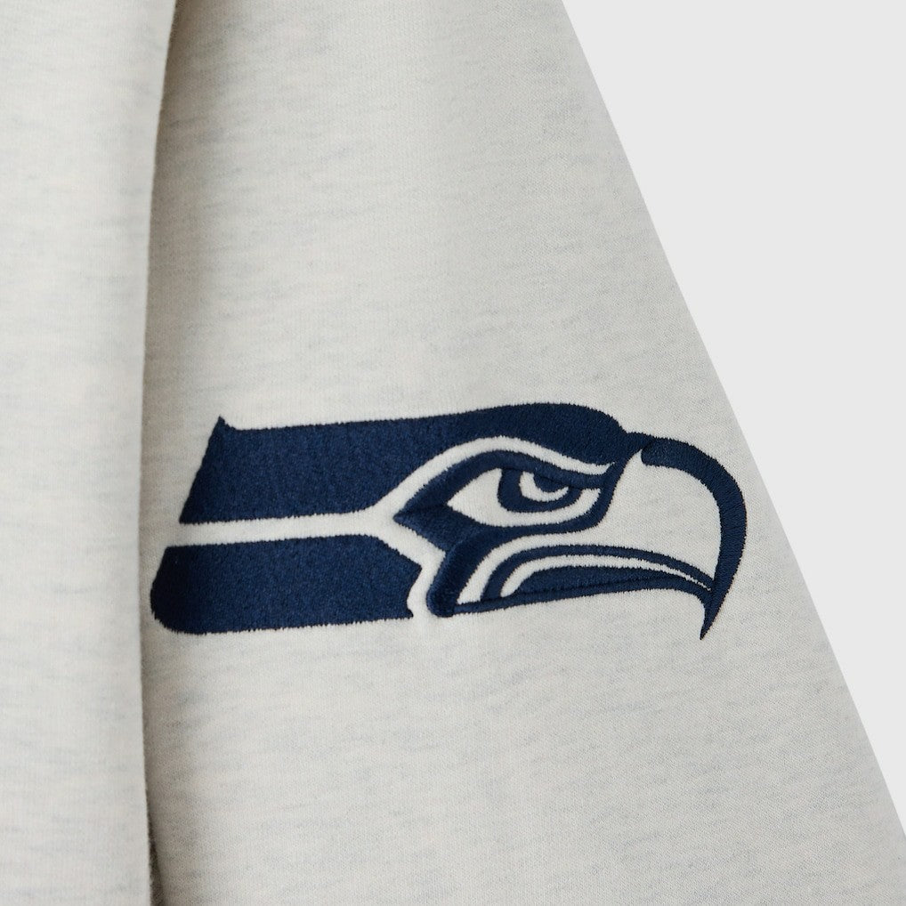 Seattle Seahawks OVO x NFL Unisex Fleece Sweatshirt Heather Gray | NFL