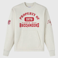 Tampa Bay Buccaneers OVO x NFL Unisex Fleece Sweatshirt Heather Gray | NFL
