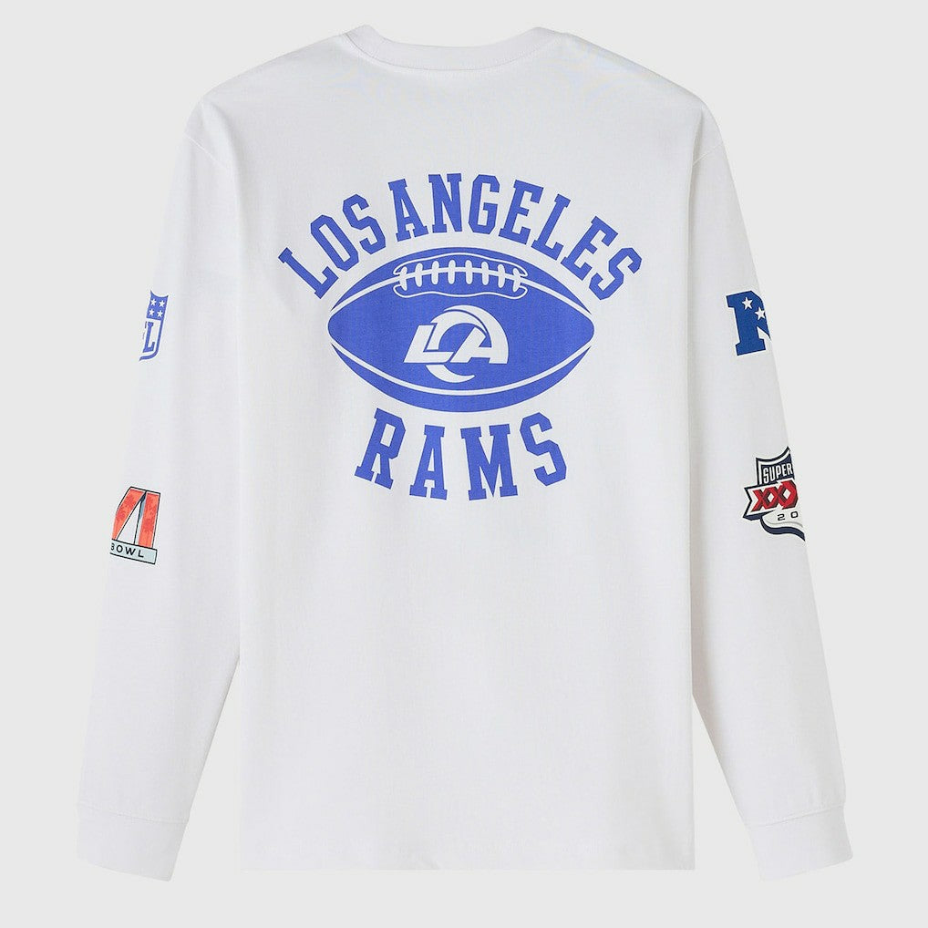 Los Angeles Rams OVO x NFL Unisex Long Sleeve T-Shirt White | NFL