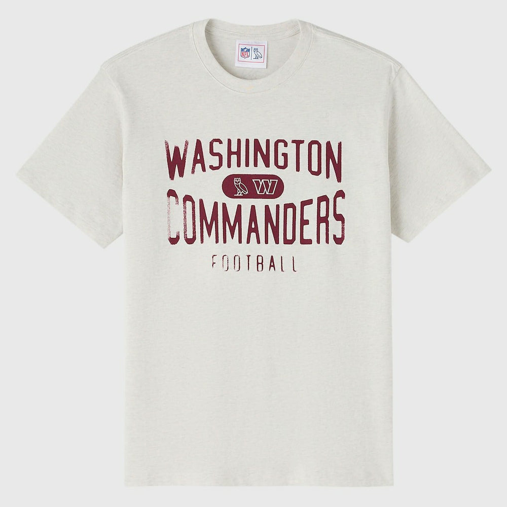 Washington Commanders OVO x NFL Unisex T-Shirt Heather Gray | NFL