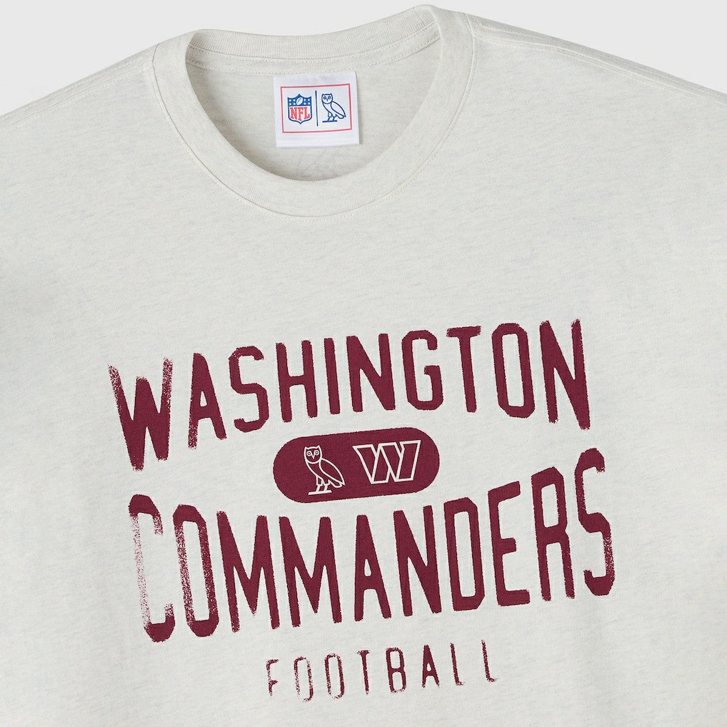 Washington Commanders OVO x NFL Unisex T-Shirt Heather Gray | NFL