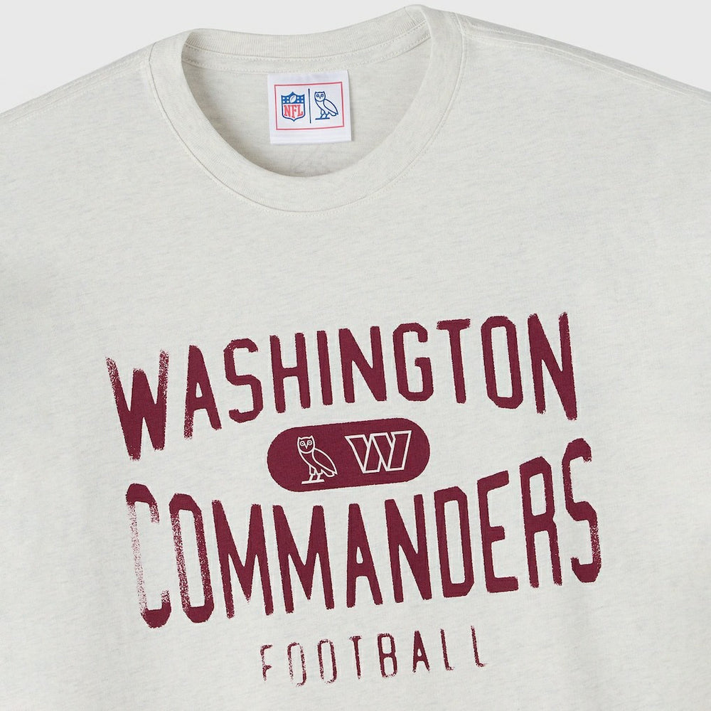 Washington Commanders OVO x NFL Unisex T-Shirt Heather Gray | NFL