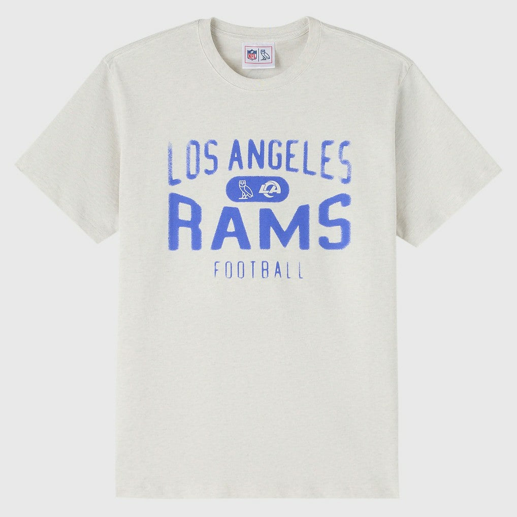 Los Angeles Rams OVO x NFL Unisex T-Shirt Heather Gray | NFL