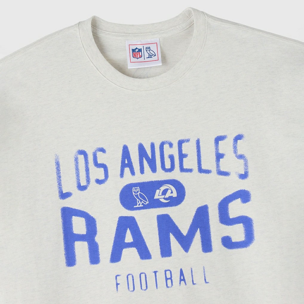 Los Angeles Rams OVO x NFL Unisex T-Shirt Heather Gray | NFL