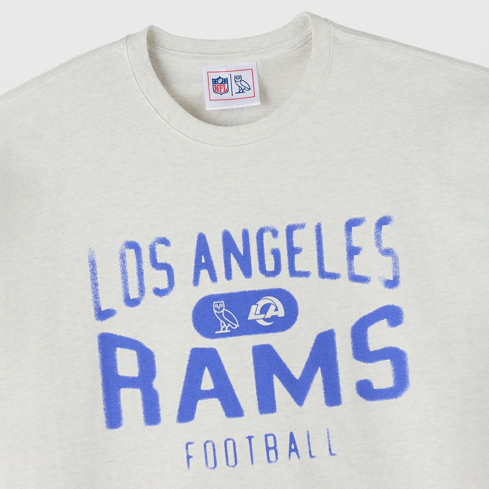 Los Angeles Rams OVO x NFL Unisex T-Shirt Heather Gray | NFL