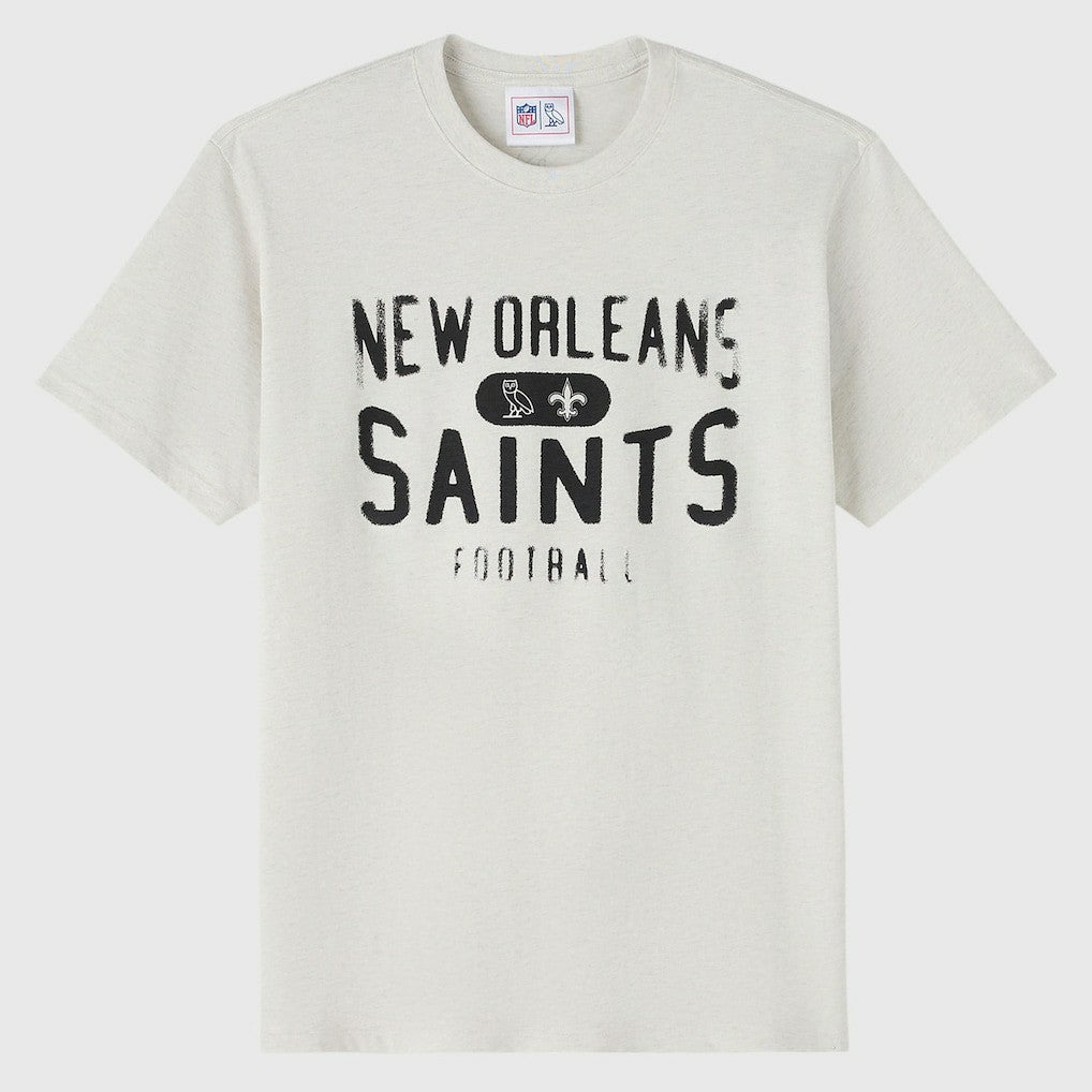 New Orleans Saints OVO x NFL Unisex T-Shirt Heather Gray | NFL