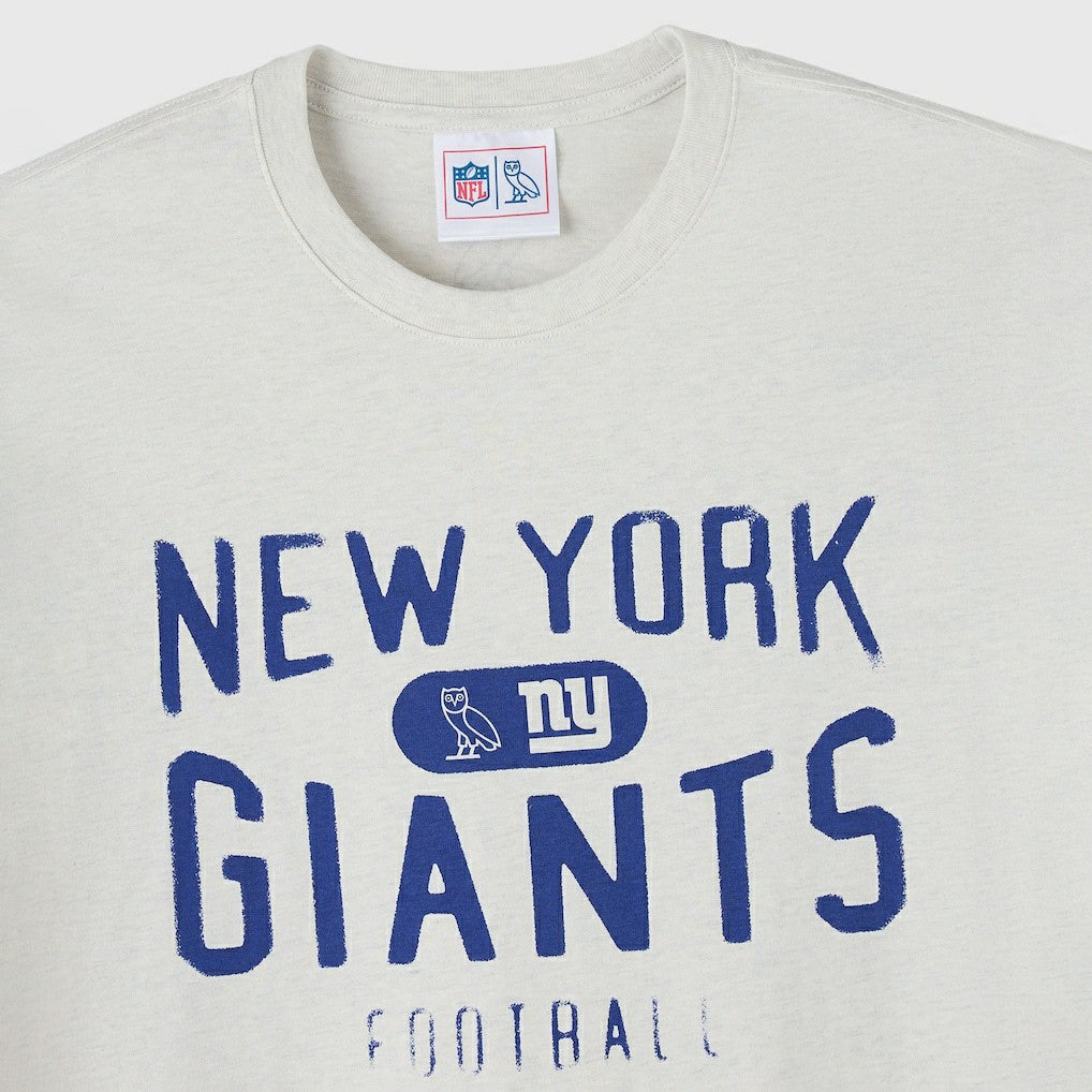 New York Giants OVO x NFL Unisex T-Shirt Heather Gray | NFL