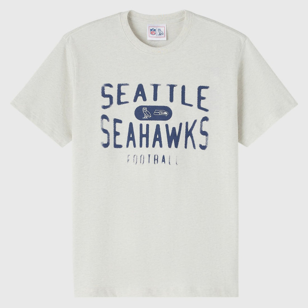 Seattle Seahawks OVO x NFL Unisex T-Shirt Heather Gray | NFL