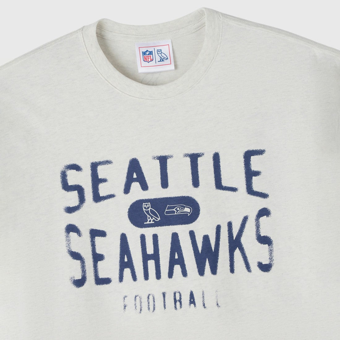 Seattle Seahawks OVO x NFL Unisex T-Shirt Heather Gray | NFL