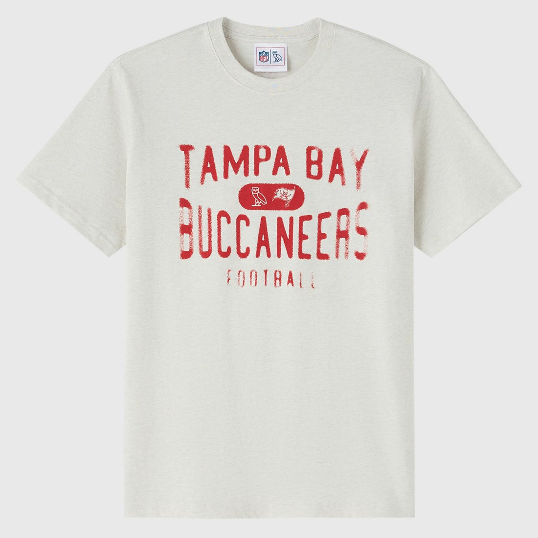 Tampa Bay Buccaneers OVO x NFL Unisex T-Shirt Heather Gray | NFL