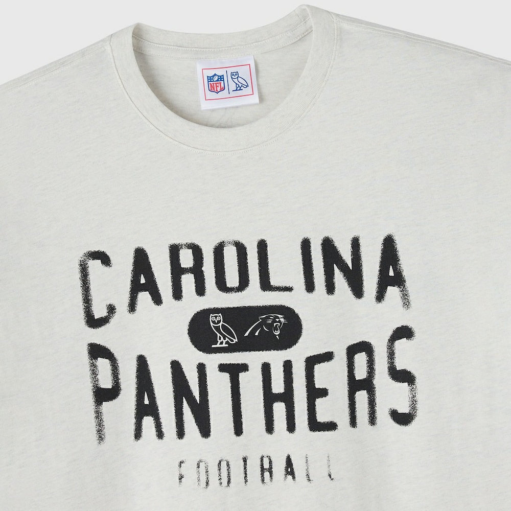 Carolina Panthers OVO x NFL Unisex T-Shirt Heather Gray | NFL