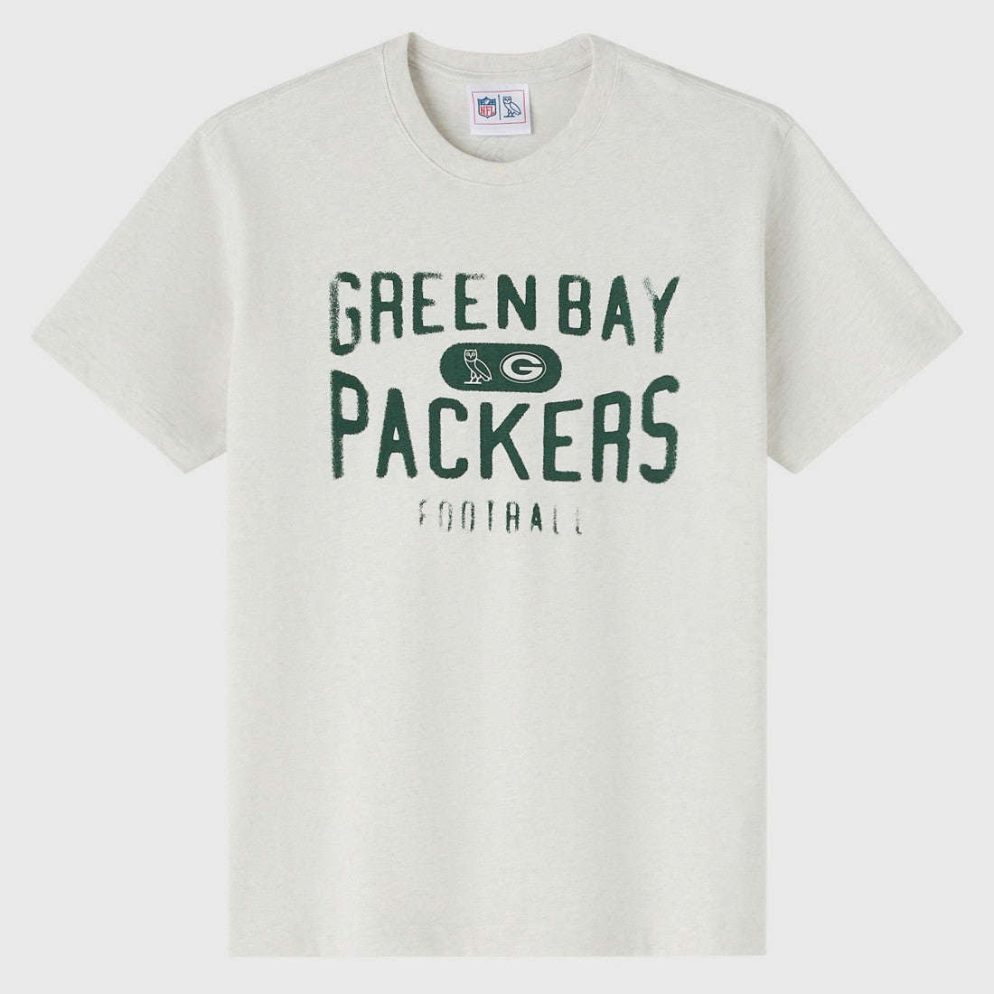 Green Bay Packers OVO x NFL Unisex T-Shirt Heather Gray | NFL