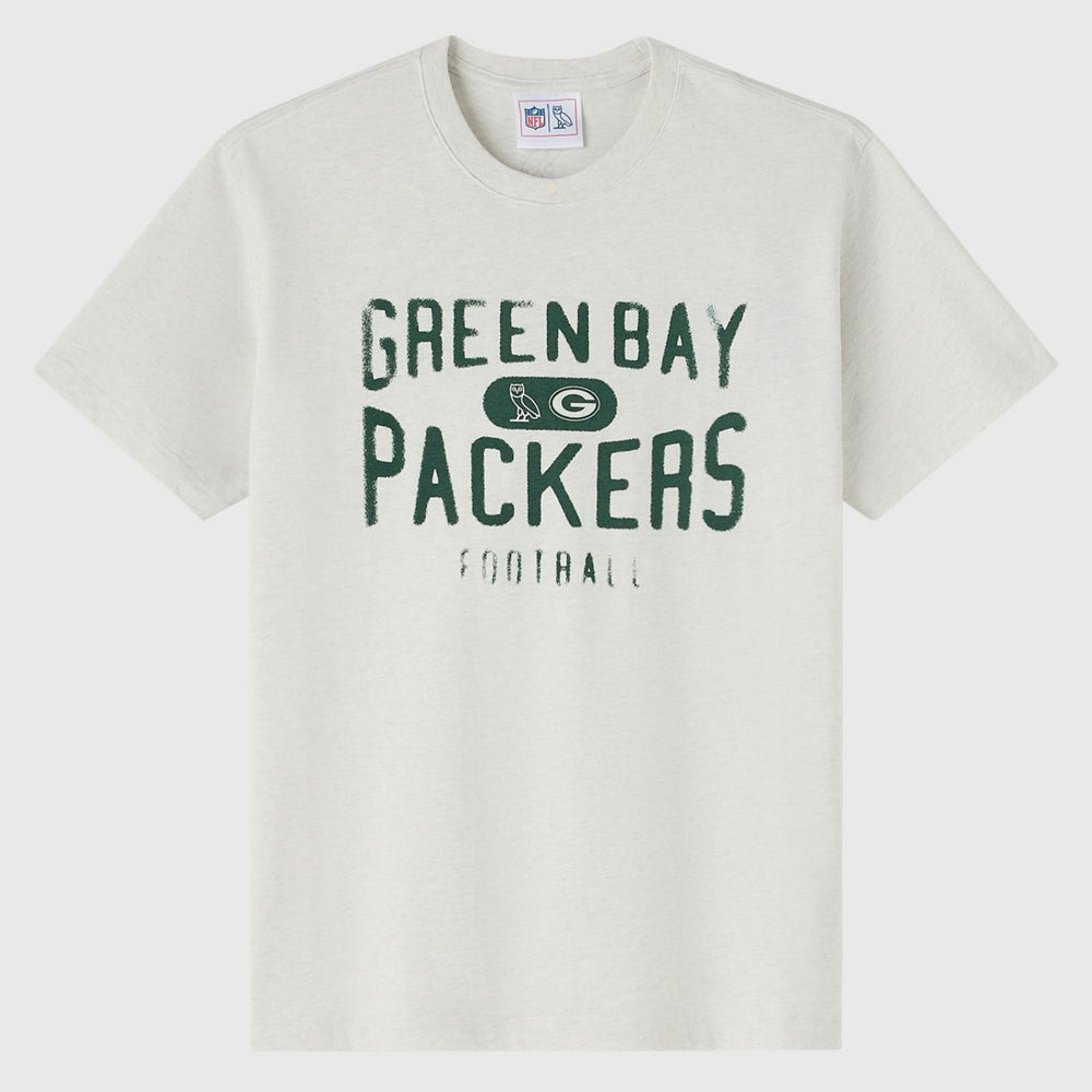 Green Bay Packers OVO x NFL Unisex T-Shirt Heather Gray | NFL