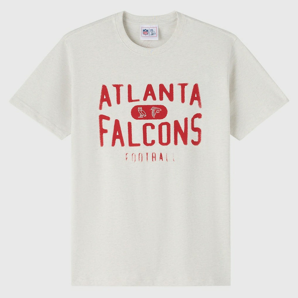 Atlanta Falcons OVO x NFL Unisex T-Shirt Heather Gray | NFL