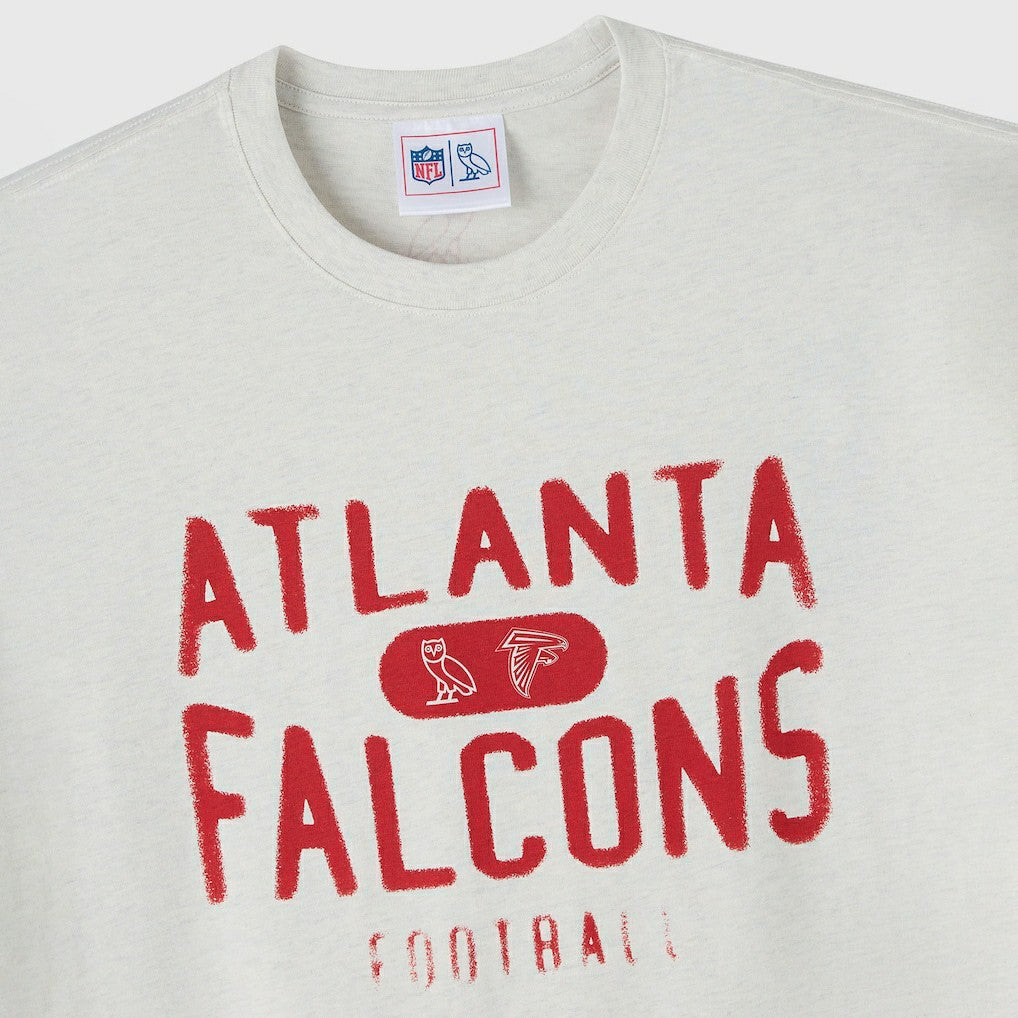 Atlanta Falcons OVO x NFL Unisex T-Shirt Heather Gray | NFL